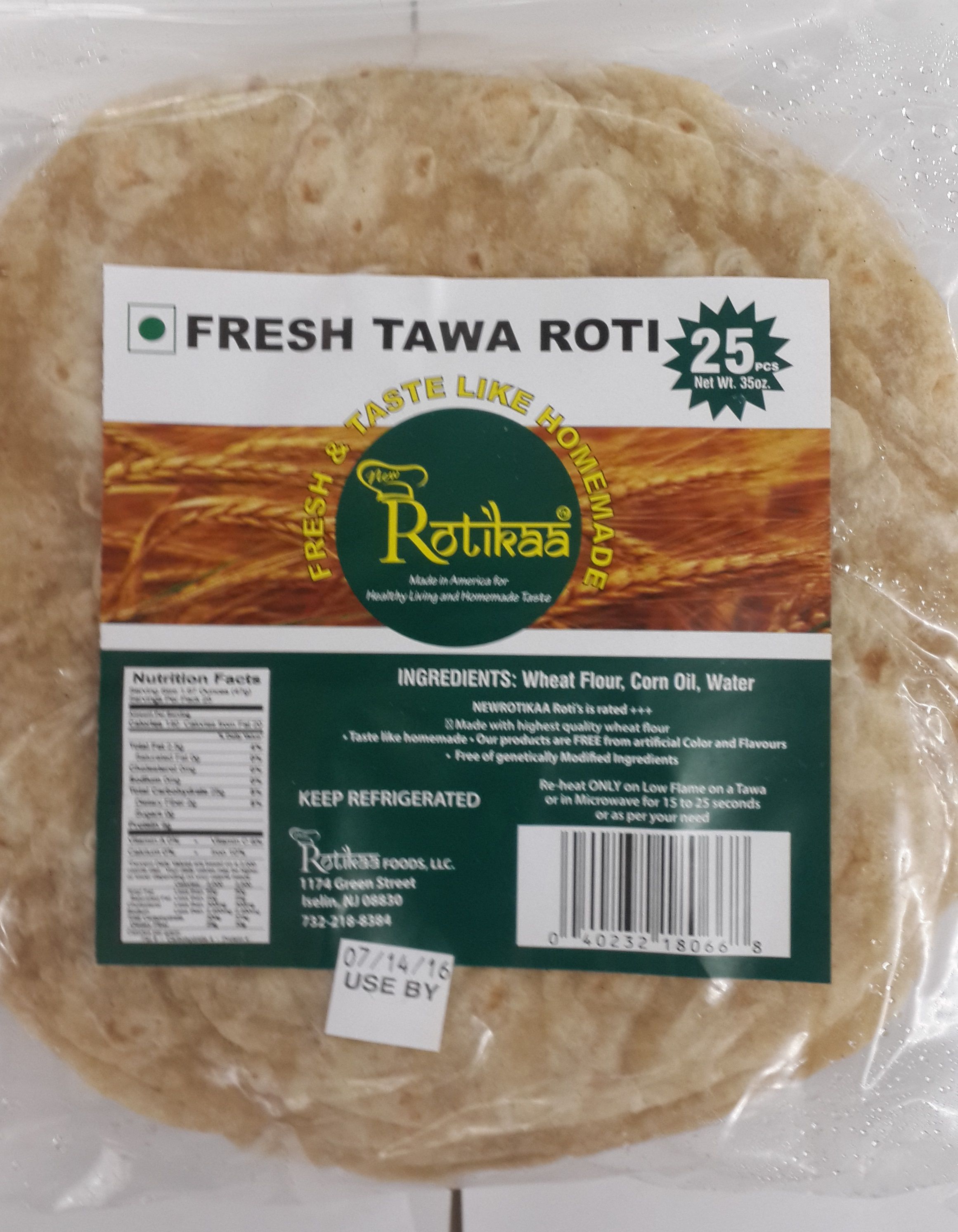 Best Tawa Roti in New Jersey  Order Online - Sukhmani Foods