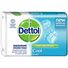 Dettol Anti-Bacterial Cool Soap 3.9 OZ (110 Grams)