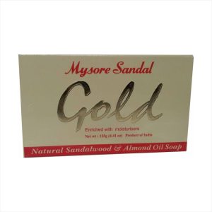 Mysore Sandal Gold Soap Enriched with Moisturiser 125 Grams (4.41 OZ)