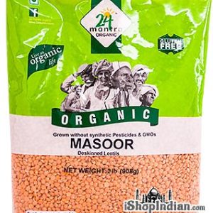 24 Mantra Organic Masoor (2 LB)