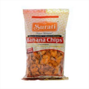 Surati Black Paper Banana Chips (12 OZ)