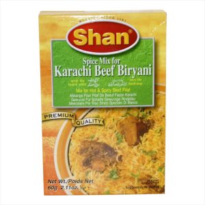 Shan Spices Mix for Karachi Beef Biryani 60 Grm