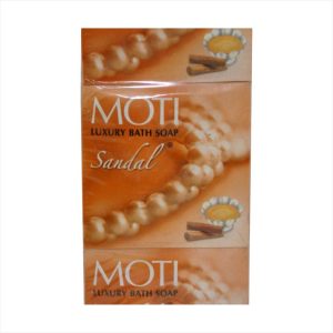 Moti Luxury Bath Sandal Soap 28.57 OZ (810 Grams) (pack of 6)