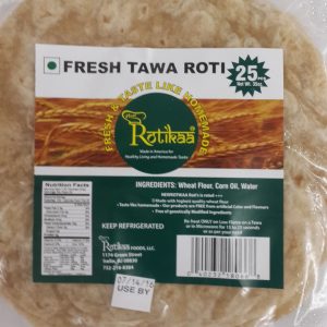 Rotikaa Fresh Tawa Roti (25 Pcs)