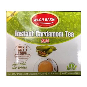 Waghbakri Instant Tea Cardamon (10 Bag)