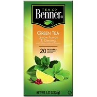 Benner Green Tea with Lemon and Ginseng (20 Ct)