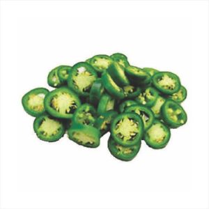 Cut Fresh Green Chilli Medium (0.5 Lb.)