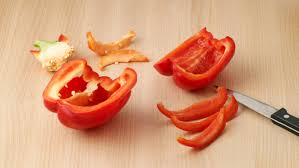 Cut Fresh Red Bell Papper ( Each)