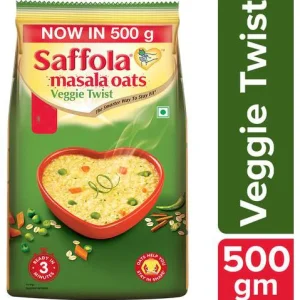 Saffola Masala Oats Veggie Twist (500 Grms)