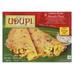 Udupi Deep Onion Rava Masala Dosa (4 Pc)