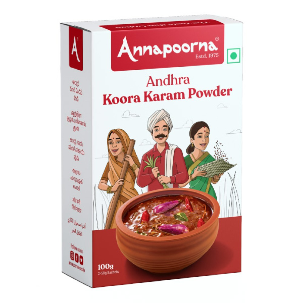 Annapoorna andhra koora karam powder (0.440 lb)