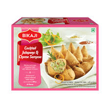 Bikaji cocktail jalapeno & cheese samosa