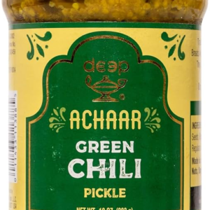 Deep green chili pickle (700 g)