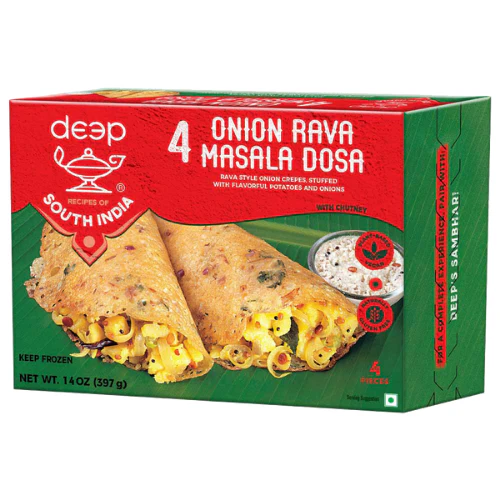 Deep onion rava masala dosa