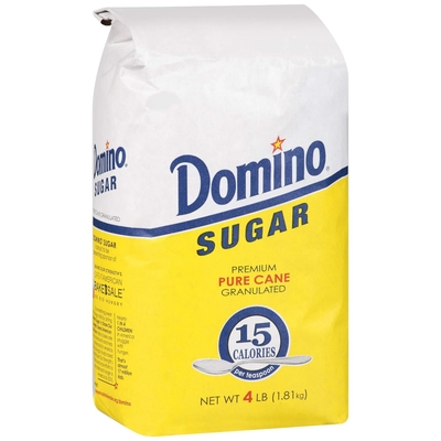 Domino granulated sugar (4.000 lb)