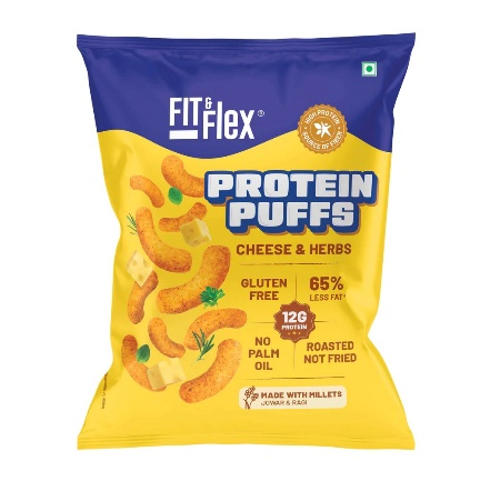 fit & flex protien puffs cheese & herbs (0.120 lb)