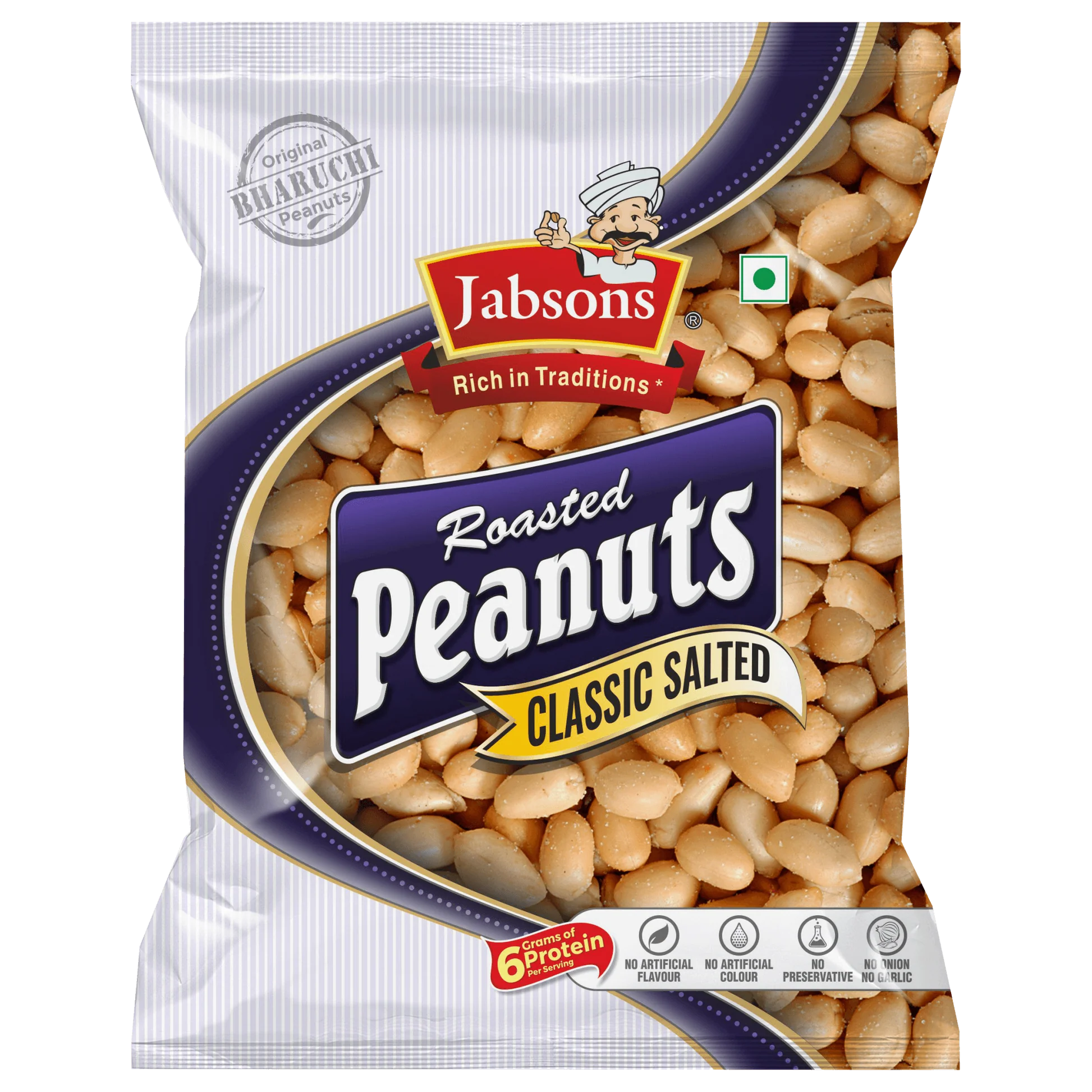 Jabson roasted penut classic salted (0.330 lb)
