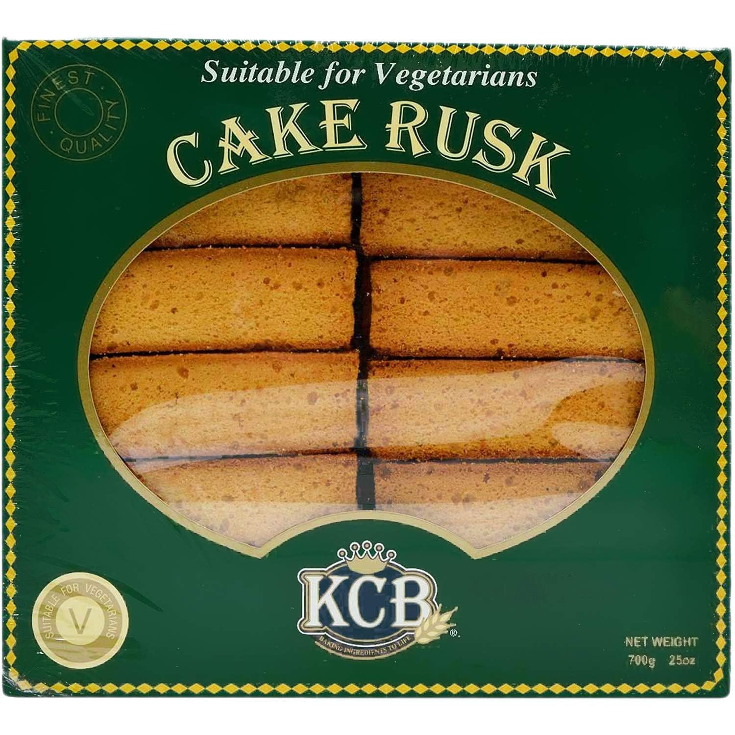 Kcb vegetarian cake rusk (1.250 lb)