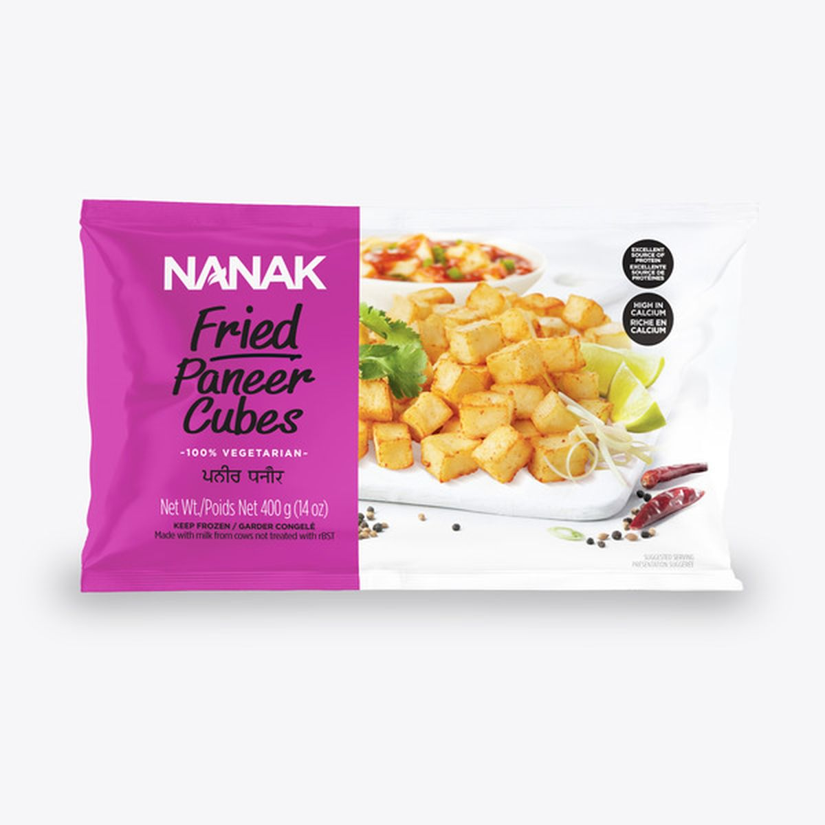 Nanak fried paneer cubes (0.440 lb)