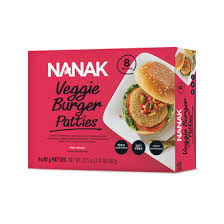 Nanak veggie burger patties (8 pcs)