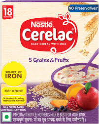Nestle cerelac 5 grain & fruit (0.660 lb)