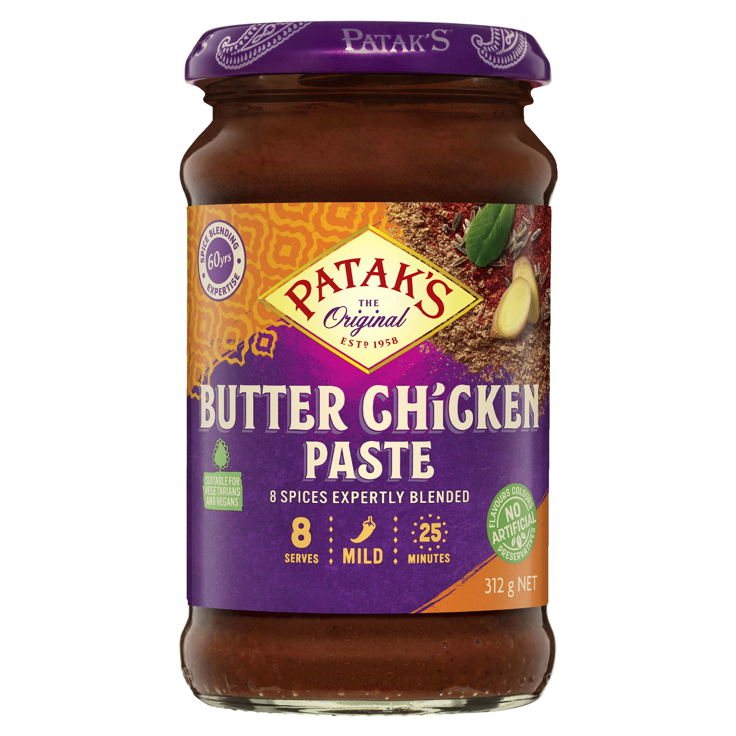 Pataks butter chicken spice paste (0.686 lb)