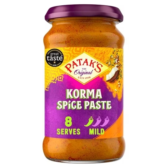 Pataks korma spice paste (0.638 lb)