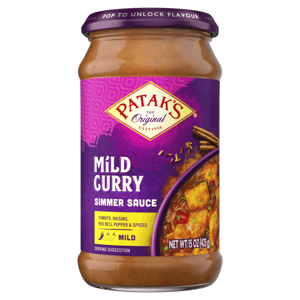 Pataks mild curry simmer sauce (0.930 lb)