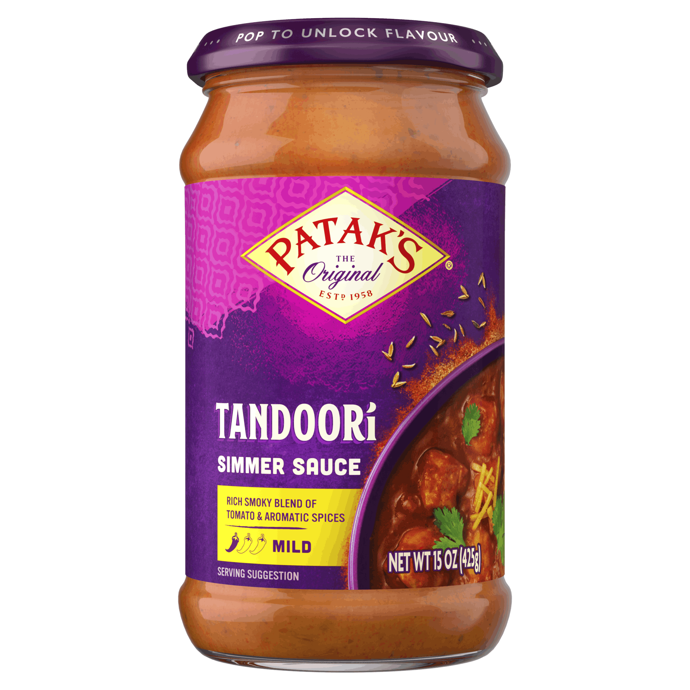 Pataks tandoori simmer sauce (0.930 lb)