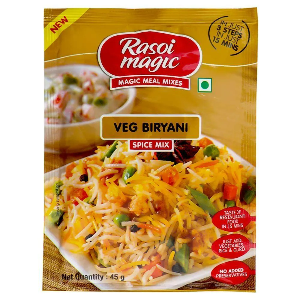 Rasoi magic veg biryani masala (0.110 lb)