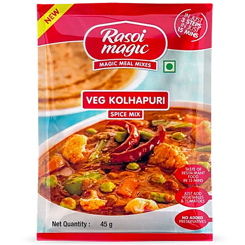 Rasoi magic veg kolhapuri masala no garlic no onion (0.110 lb)