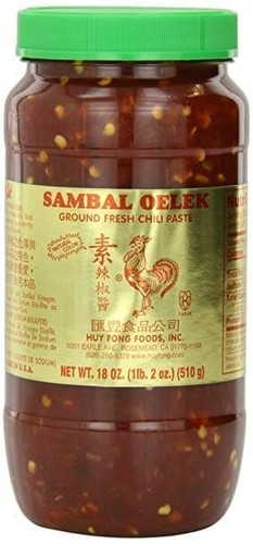 Sambal oelek  chili paste (18 oz)