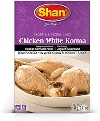 Shan chicken white korma masala