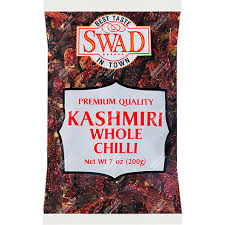 Swad kashmiri whole chilli (7 oz)