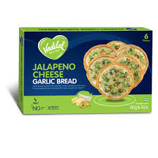 Vadilal jalapeno cheese garlic bread (180 g)