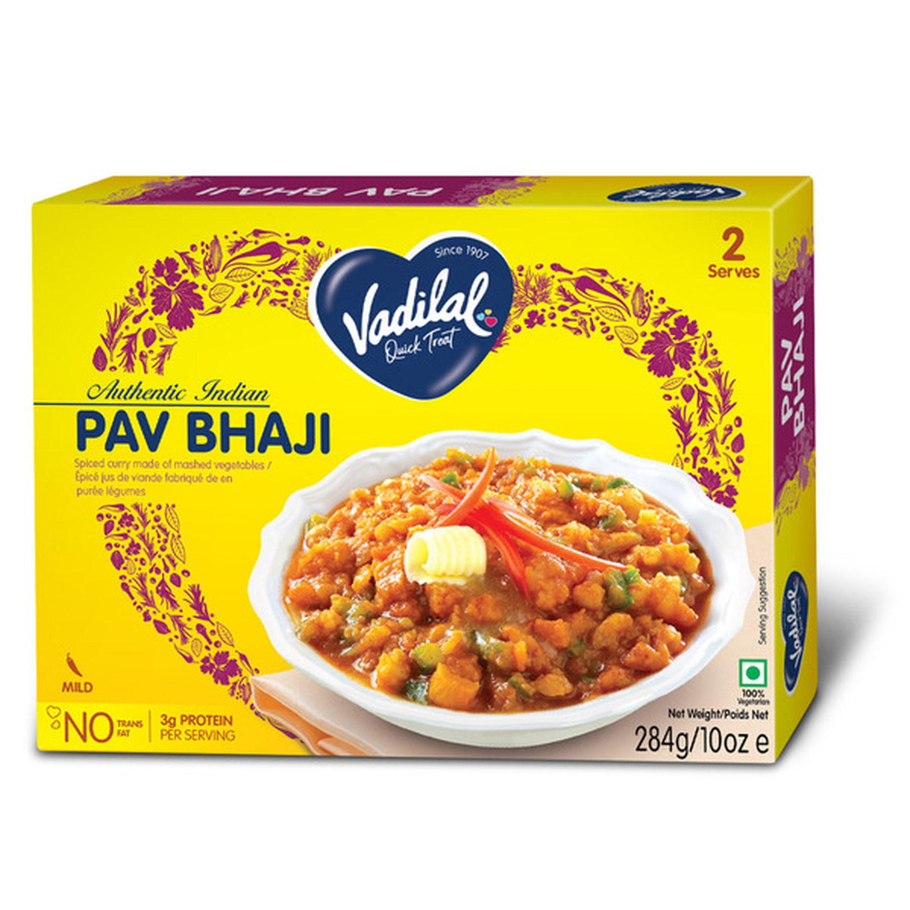 Vadilal pav bhaji (10 oz)