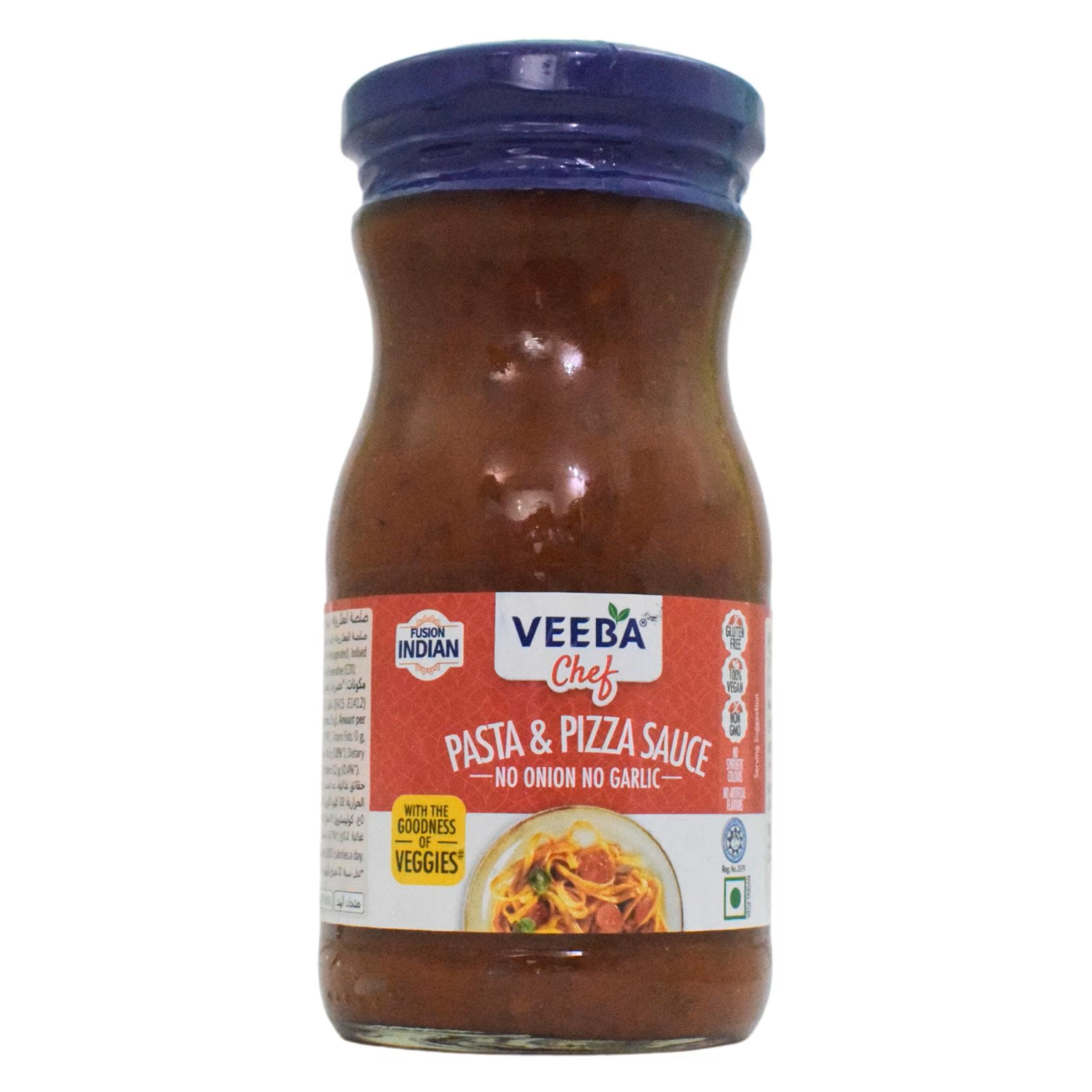 veeba pasta & pizza no onion no garlic (400 g)