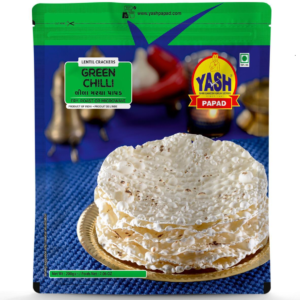 Yash Green chilli papad (0.440 lb)